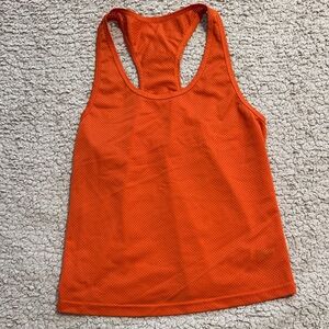 Women's Orange Racerback Tank Top